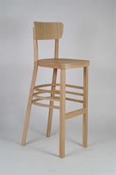 barové židle do kuchyně, z masivního dubu, od českého výrobce Sádlík, NICO dub bar 5196, barva dub přírodní, bez povrchové úpravy